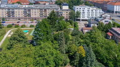 Prodej částečně zrekonstruovaného bytu 1+kk v Hradci Králové - Gočárova ulice
