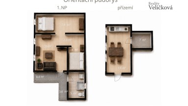 Výjimečná horská chalupa 2+1 s pozemkem 2 604 m² v Horních Teplicích u Adršpašsko-teplických skal
