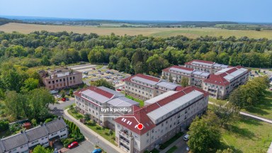 Prodej  podkrovního bytu 3+kk s parkovacím stání v Milovicích (okr. Nymburk)
