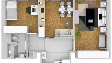 Prodej slunného, moderního bytu 3+kk, 64 m2, ul. Bělohorská, Praha 6 - Břevnov