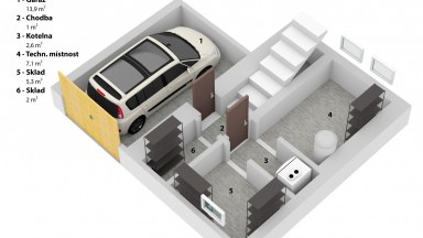 Prodej řadového rodinného domu na krásném místě v obci Skalice - jen 6 km od centra Hradce Králové