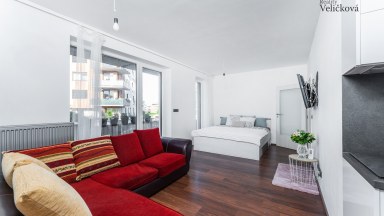 Prodej krásného vybaveného bytu 2+kk v novostavbě v Hradci Králové - Malšovicích