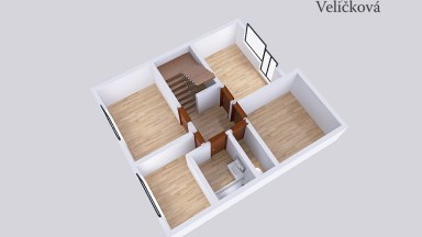 Prodej pěkného řadového domu 6+1 se zahradou 340m v Albrechticích nad Orlicí