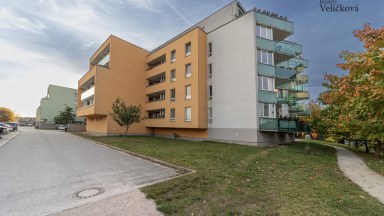 Pronájem prostorného bytu  1+1 s terasou v novostavbě v Hradci Králové - Labská Louka