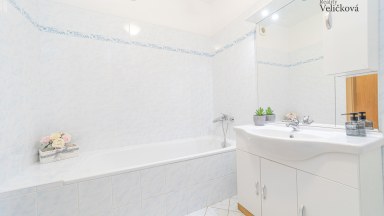 Pronájem prostorného bytu  1+1 s terasou v novostavbě v Hradci Králové - Labská Louka