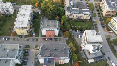 Pronájem prostorného bytu  1+1 s terasou v novostavbě v Hradci Králové - Labská Louka