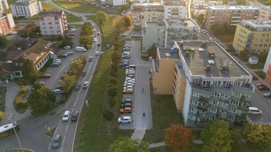 Pronájem prostorného bytu  1+1 s terasou v novostavbě v Hradci Králové - Labská Louka