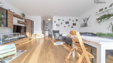 Prodej úchvatného nového bytu 3+1 s terasou a krytým garážovým stáním, v ulici Stromová, Pardubice