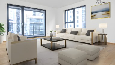 Prodej krásného bytu 2+kk (3+kk) s prostorným balkonem a sklepem a garážovým stáním 