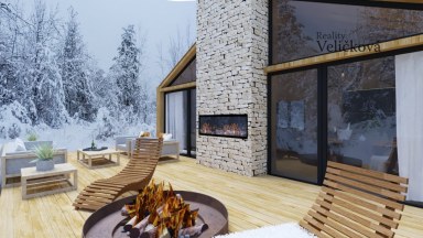 Prodej luxusní horské vily 5+kk vč. sauny s krásným výhledem v obci Bobr v Krkonoších