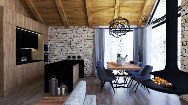 Prodej luxusní horské vily 5+kk vč. sauny s krásným výhledem v obci Bobr v Krkonoších