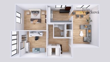 Prodej krásného bytu 3+1 po rekonstrukci v oblíbené městské části Hradce Králové - Věkoše