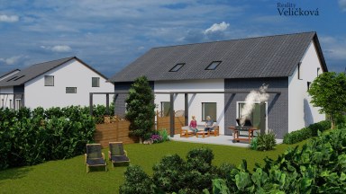 Nové rodinné domy 5+kk s garáží ve Stochově - okres Kladno - jen 20 min. jízdy od Prahy