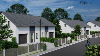 Nové rodinné domy 5+kk s garáží ve Stochově - okres Kladno - jen 20 min. jízdy od Prahy