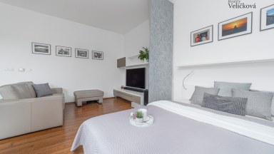 Prodej jedinečného bytu 1+kk s terasou v novostavbě na Labském Palouku v Pardubicích