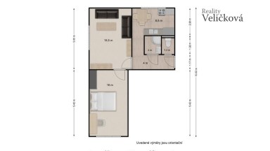 Prodej útulného bytu 2+1 v klidné lokalitě Hradce Králové - Medkova