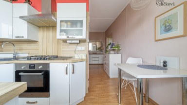 Zrekonstruovaný byt 3+1 s nádhernými výhledy na Chrudim, ulice Malecká