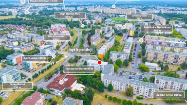 Krásný, zrekonstruovaný byt 3+1 s balkonem v Hradci Králové - Sekaninova