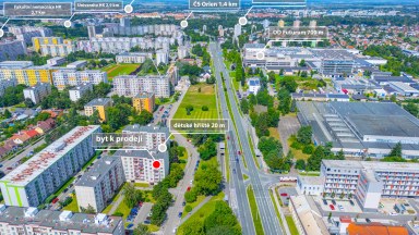 Nádherně zrekonstruovaný byt 1+1 s balkonem v Hradci Králové - Moravské Př. - ul. Pod Zámečkem