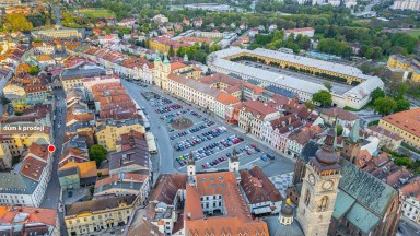 Prodej historického činžovního domu přímo na Velkém náměstí v Hradci Králové 