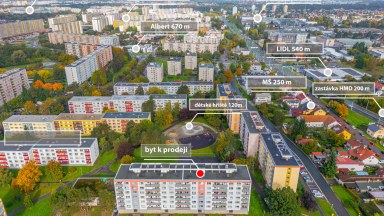 Prodej částečně zrekonstruovaného bytu 2+kk v Hradci Králové na Moravském Př. - ul. Fričova