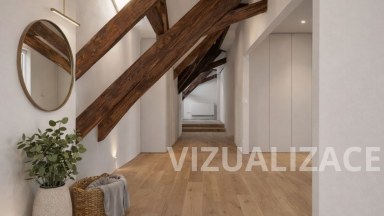 Prodej exkluzivního atypického mezonetu o výměře 170 m² v historickém srdci Prahy – ulice Dlouhá