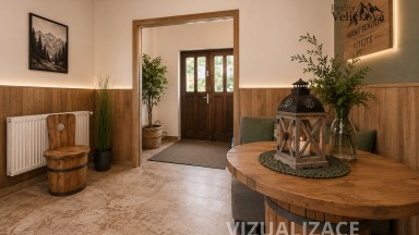 Rekreační areál u Seče s kapacitou až 61 osob a pozemky 5 222 m²